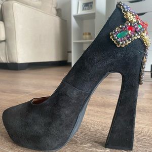 Jeffrey Campbell Eva Cross Platform Heels